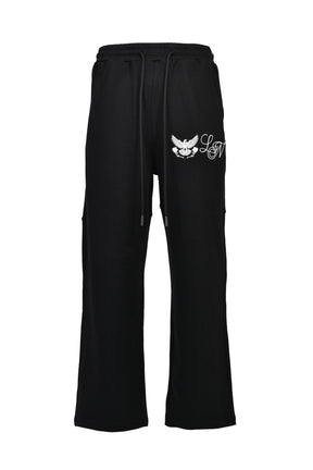 EMBLEM LOGO SWEAT PANTS / BLK
