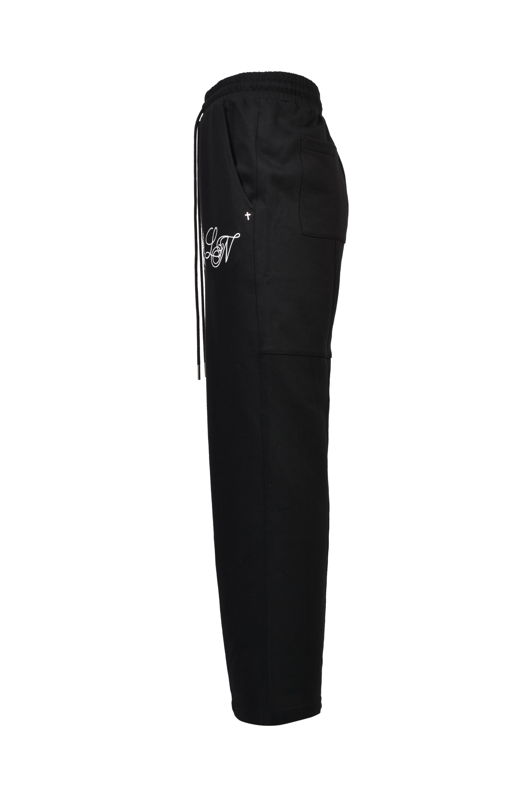 EMBLEM LOGO SWEAT PANTS / BLK