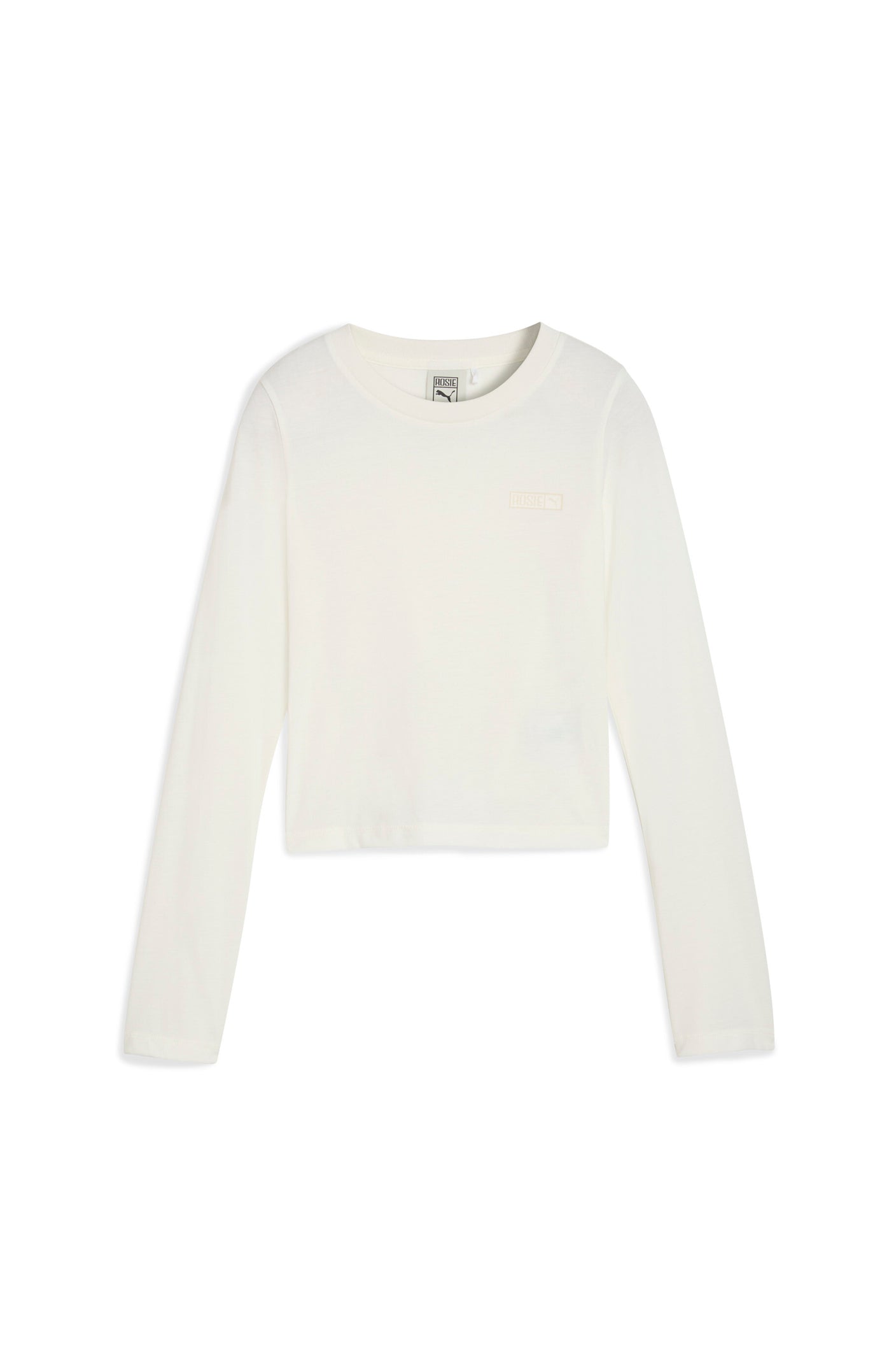 SLIM LONGSLEEVE TEE / WARM WHITE