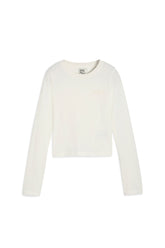 PUMA x ROSÉ SLIM LONGSLEEVE TEE / WARM WHITE
