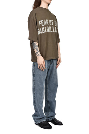 "BASEBALL CLUB" SS TEE / FADED BRW