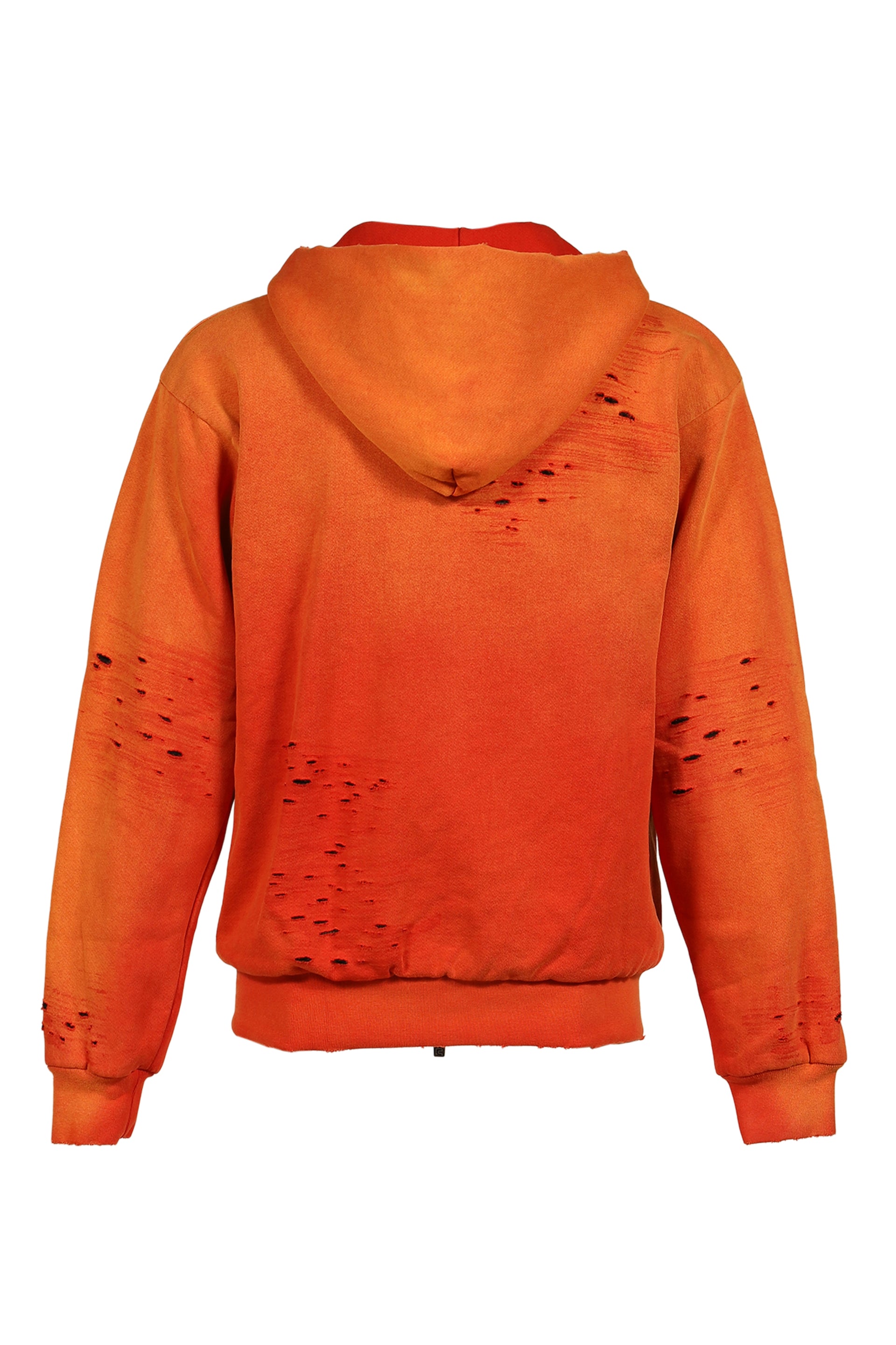 APOCRYPHA PIOUS ZIP HOODIE / ORANGE