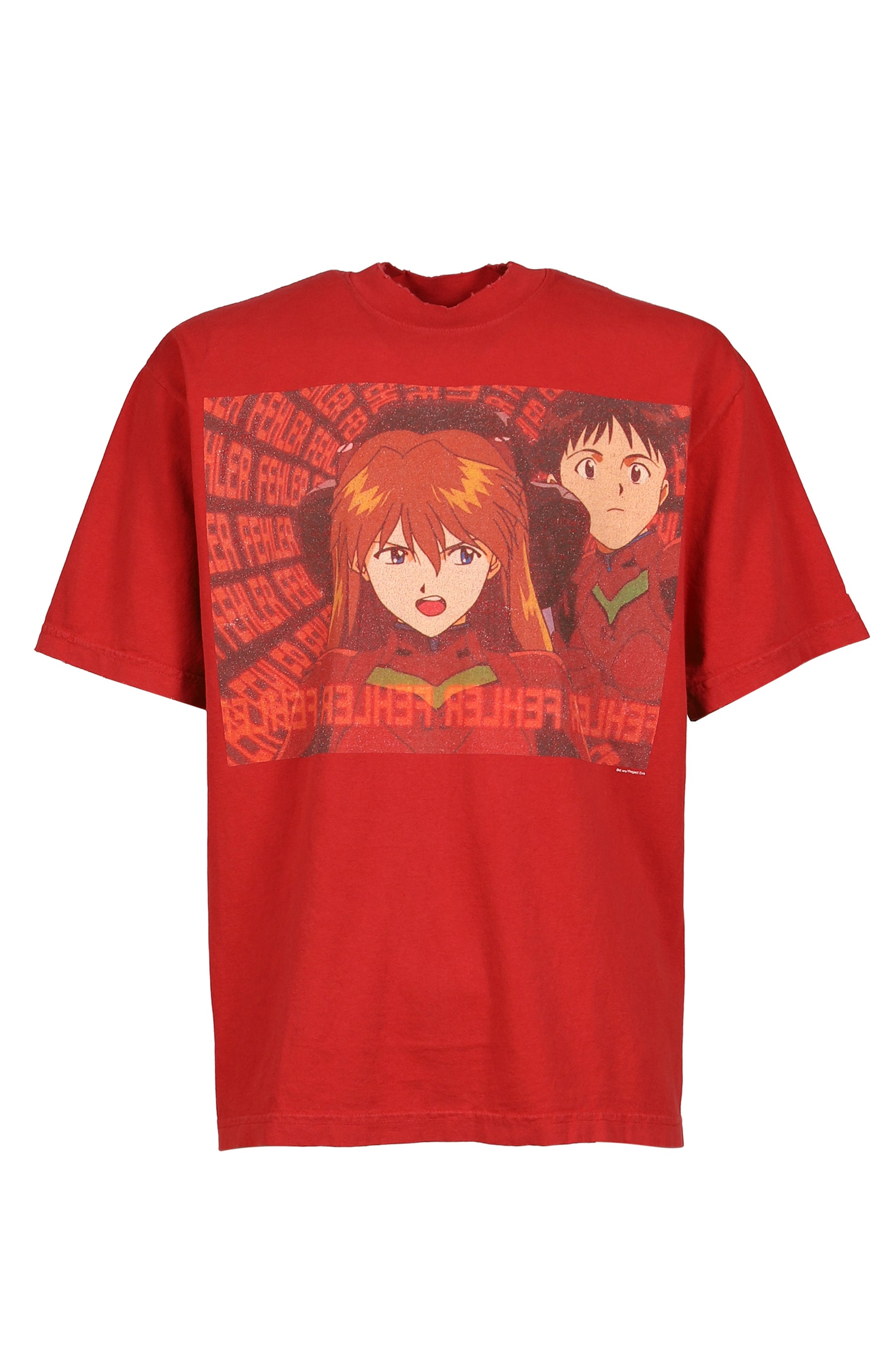 EVANGELION:95 エヴァンゲリオン SS26 0076 T-SHIRTS / RED - NUBIAN