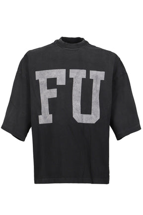 RELAXED "EDUCATE" TEE / BLK