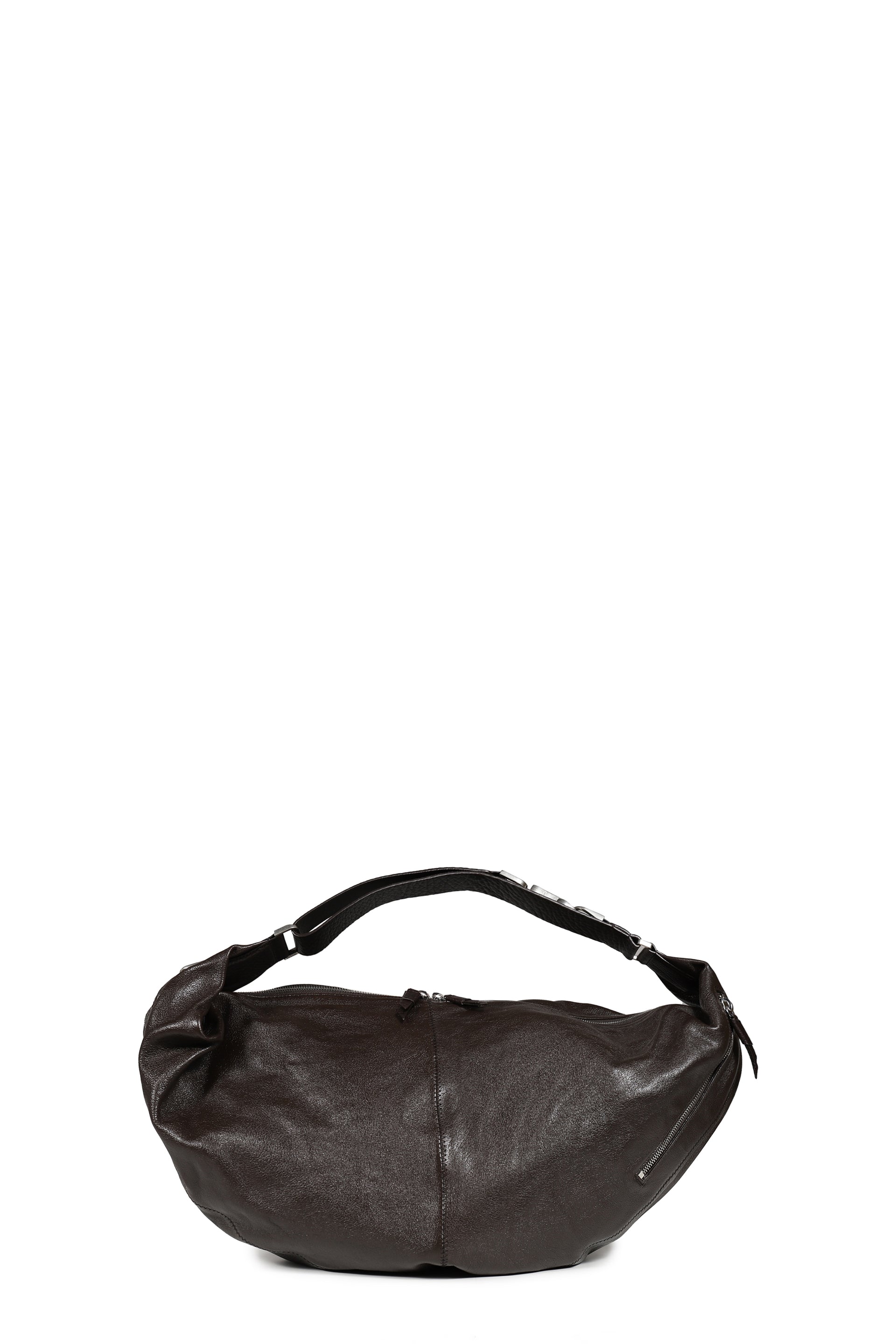 LARGE QUIVER CLIP BAG / DARK CHOCOLATE