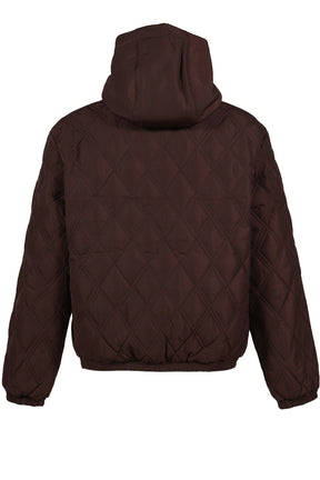 WB QUILTED JKT / MAROON
