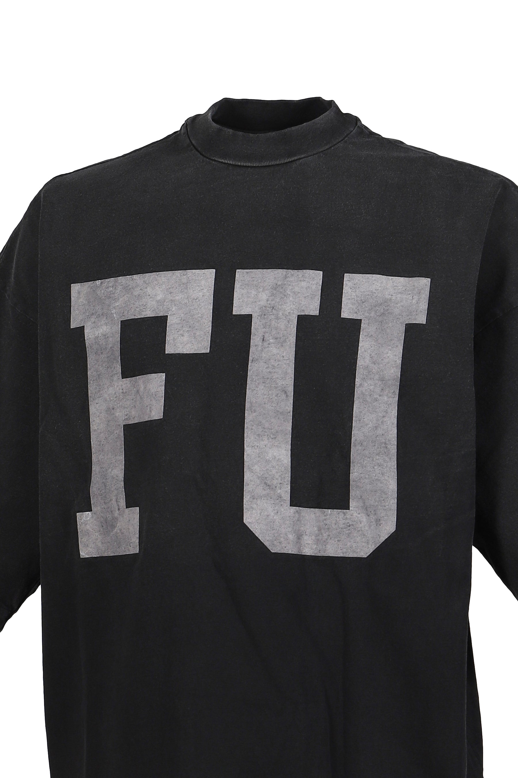 RELAXED "EDUCATE" TEE / BLK