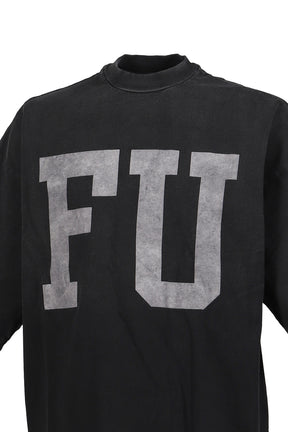 RELAXED "EDUCATE" TEE / BLK