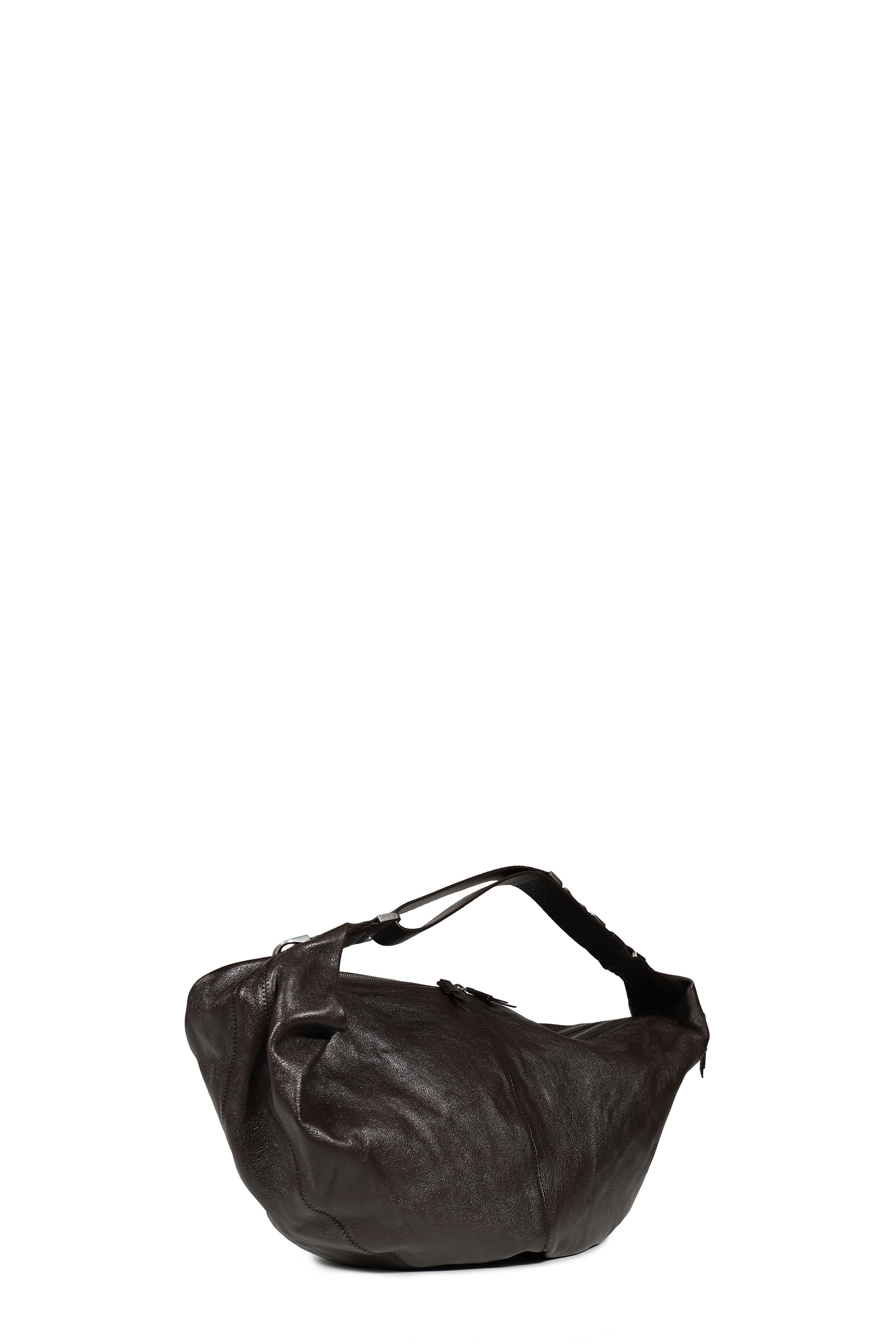 LARGE QUIVER CLIP BAG / DARK CHOCOLATE