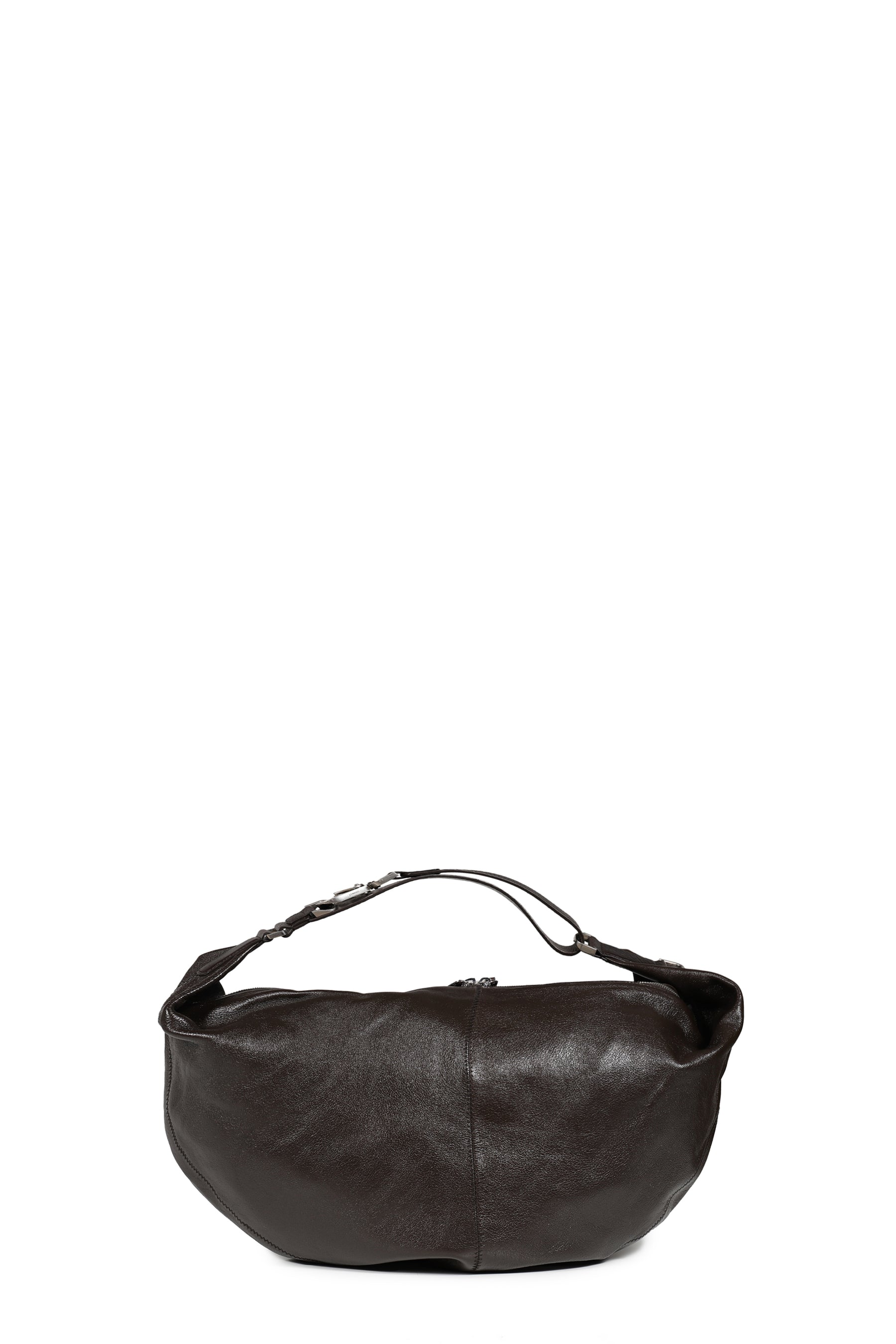 LARGE QUIVER CLIP BAG / DARK CHOCOLATE