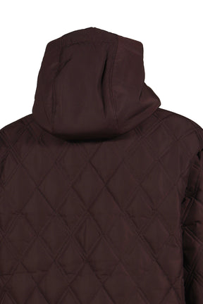 WB QUILTED JKT / MAROON