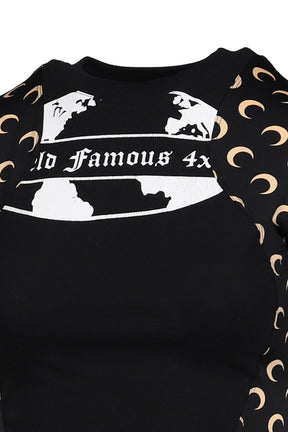 UPC JERSEY SS BABY FIT T-SHIRT / BLK