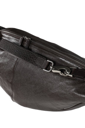 LARGE QUIVER CLIP BAG / DARK CHOCOLATE