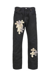 3D CROSS BLACK DENIM / BLK