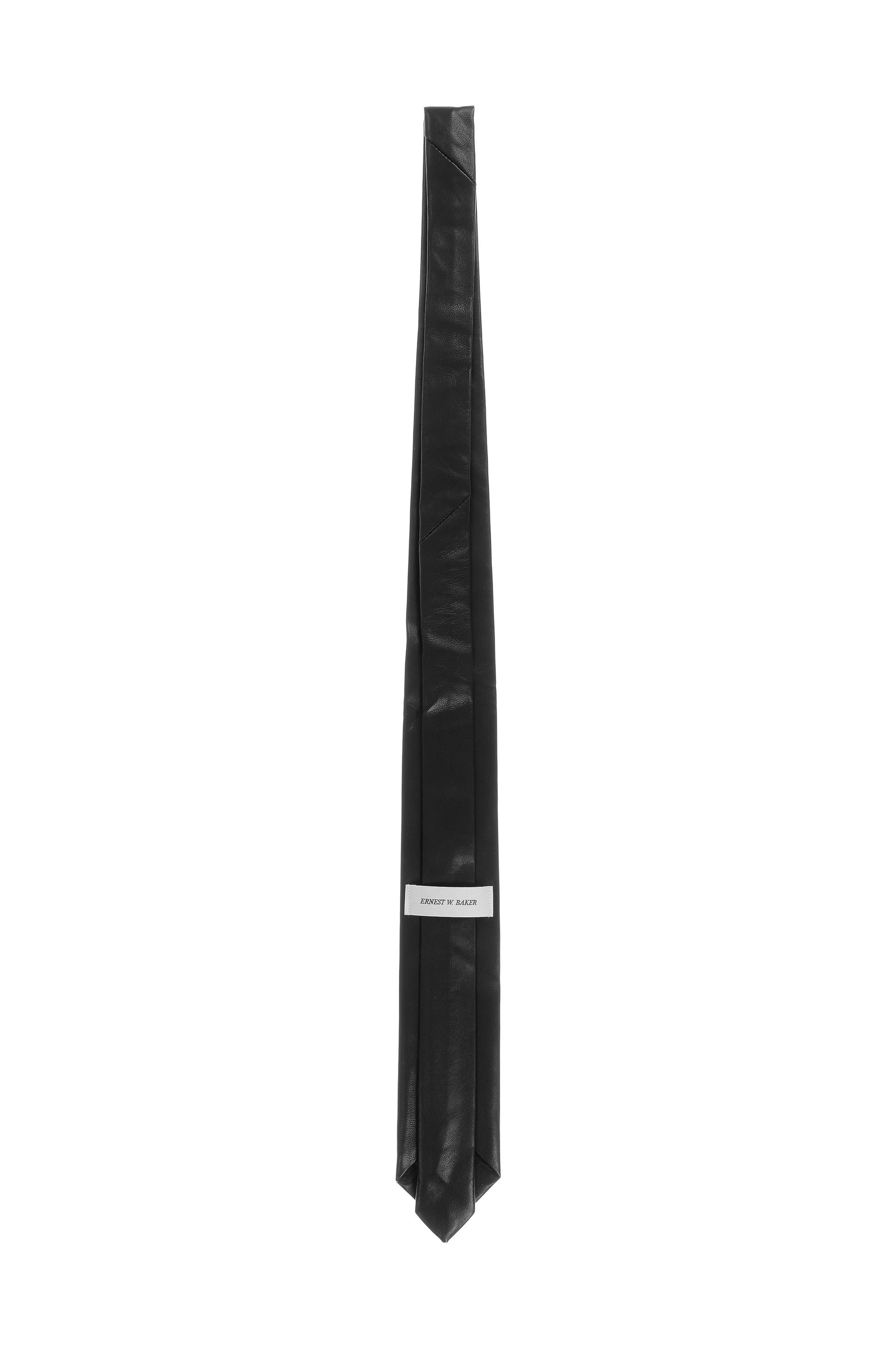 LEATHER CLASSIC TIE / BLK LEATHER