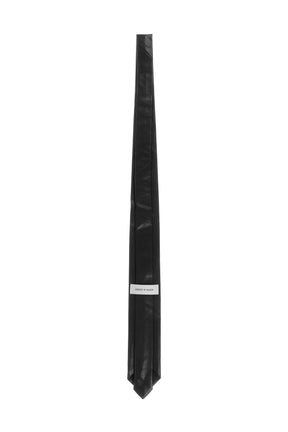 LEATHER CLASSIC TIE / BLK LEATHER