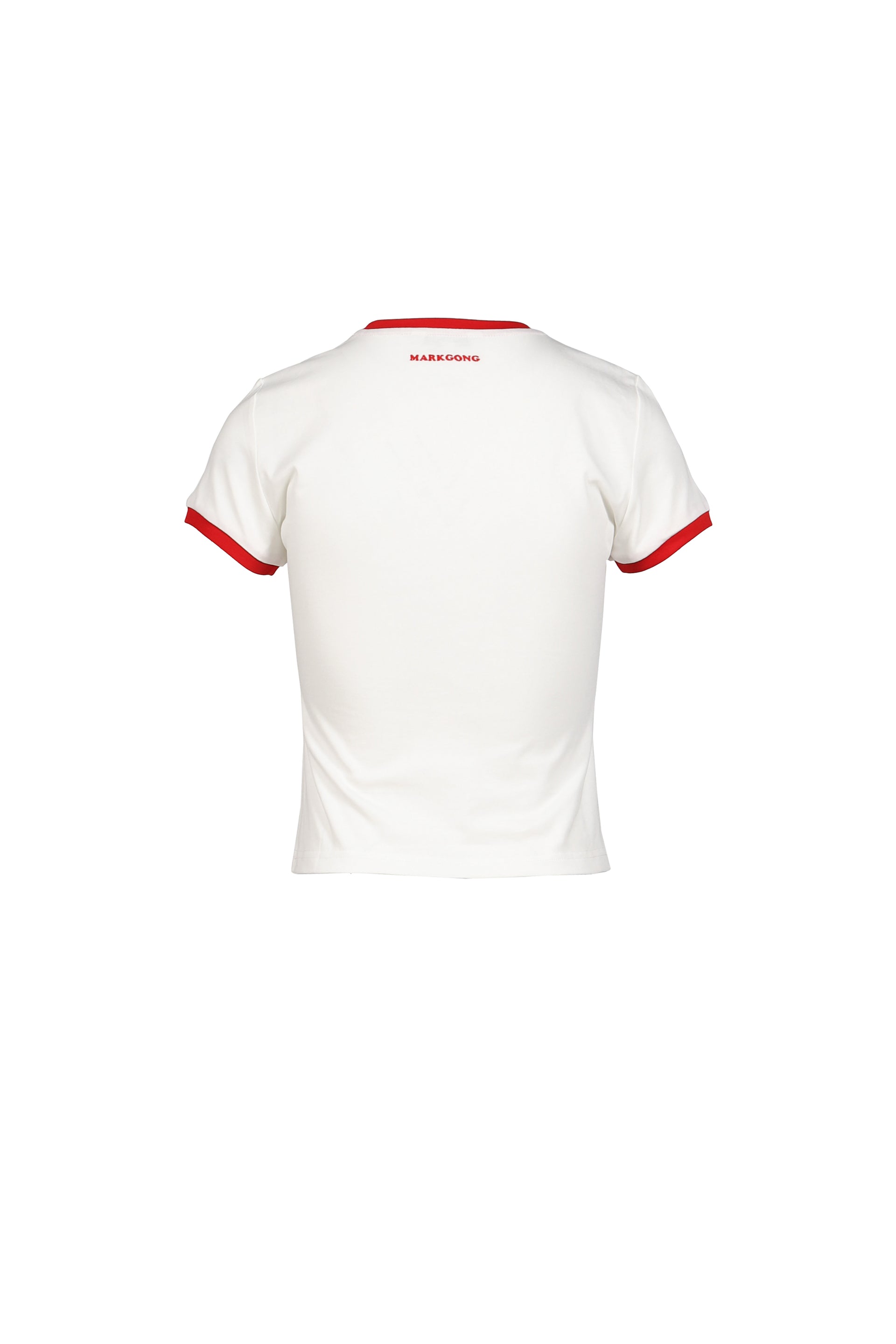 MARK MY GONG PRINTED T-SHIRT / WHT