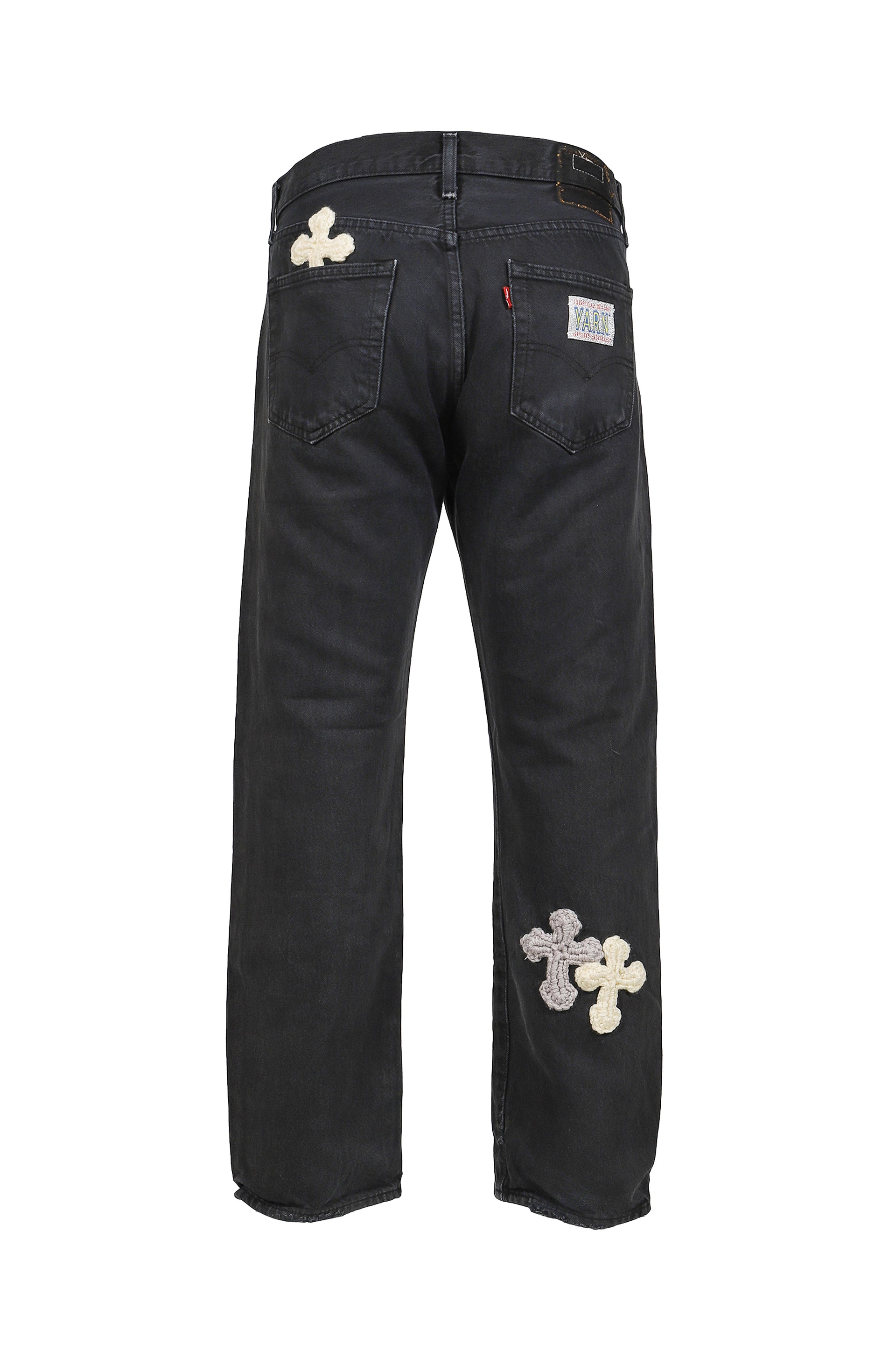 3D CROSS BLACK DENIM / BLK