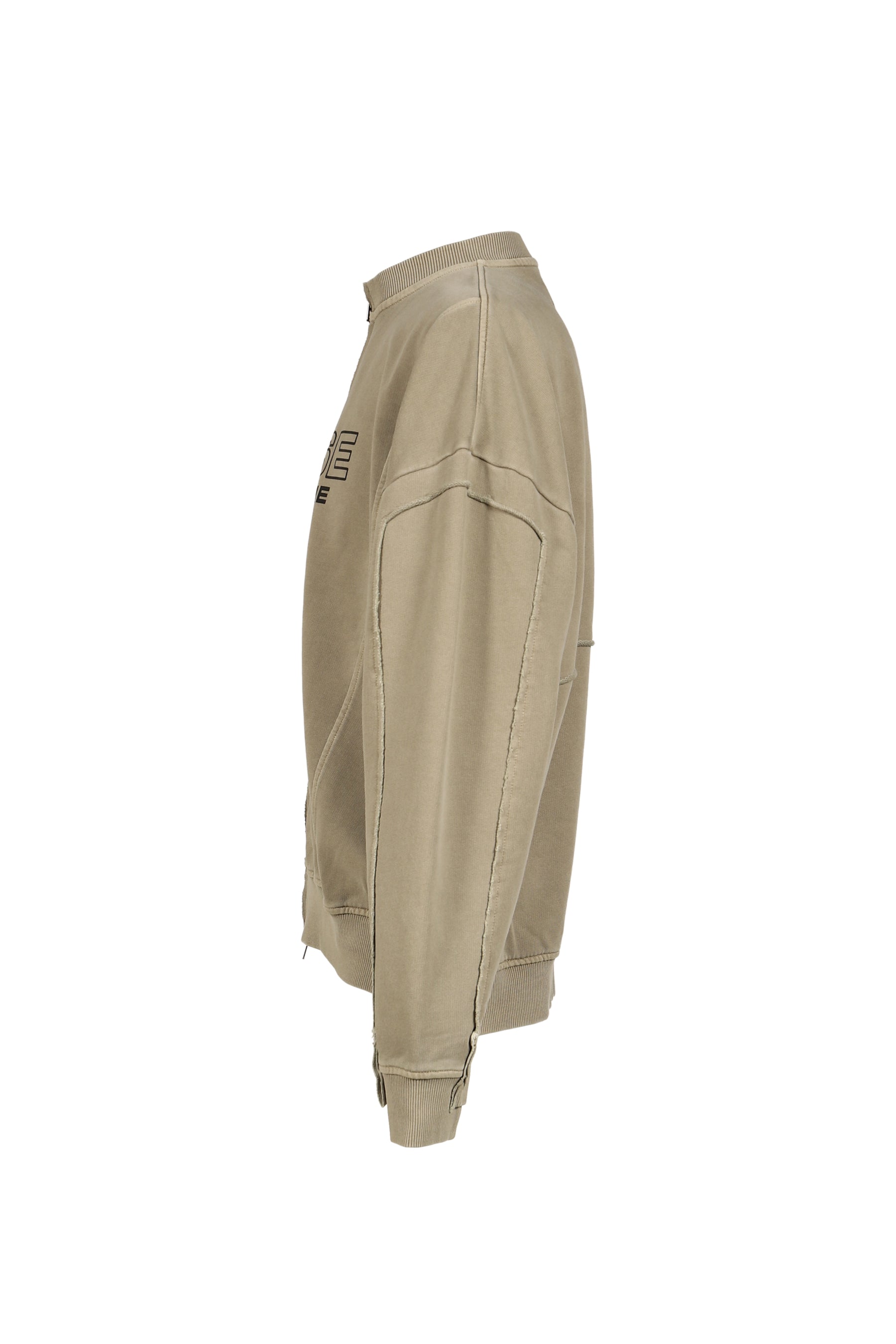 ZIP UP CREW / GRN SAGE WASHED GRN,SAGE WASHED GRY