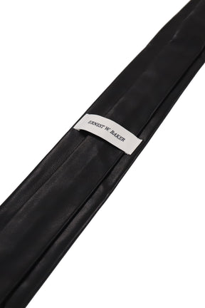 LEATHER CLASSIC TIE / BLK LEATHER