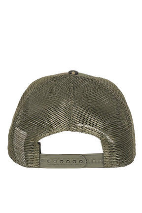 NEWERA 9FORTY AUTHENTIC LOGO TRUCKER CAP / CAMO/WHT