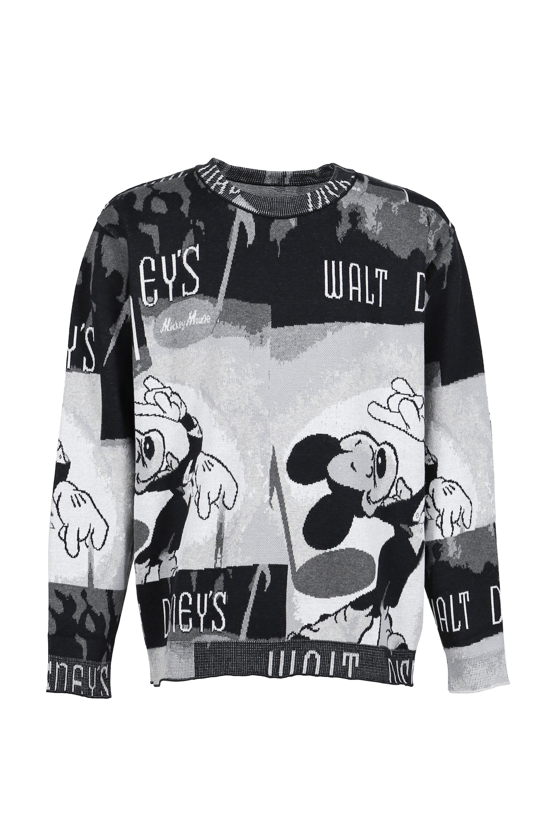 DISNEY VP / PC KNIT COLLECTION CREWNECK / MICKEY MOUSE / BLK