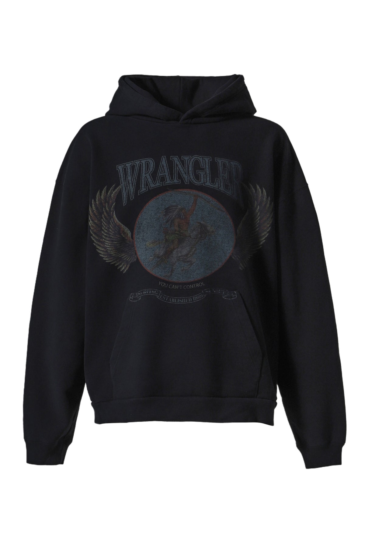 WRANGLER HOODIE / BLK