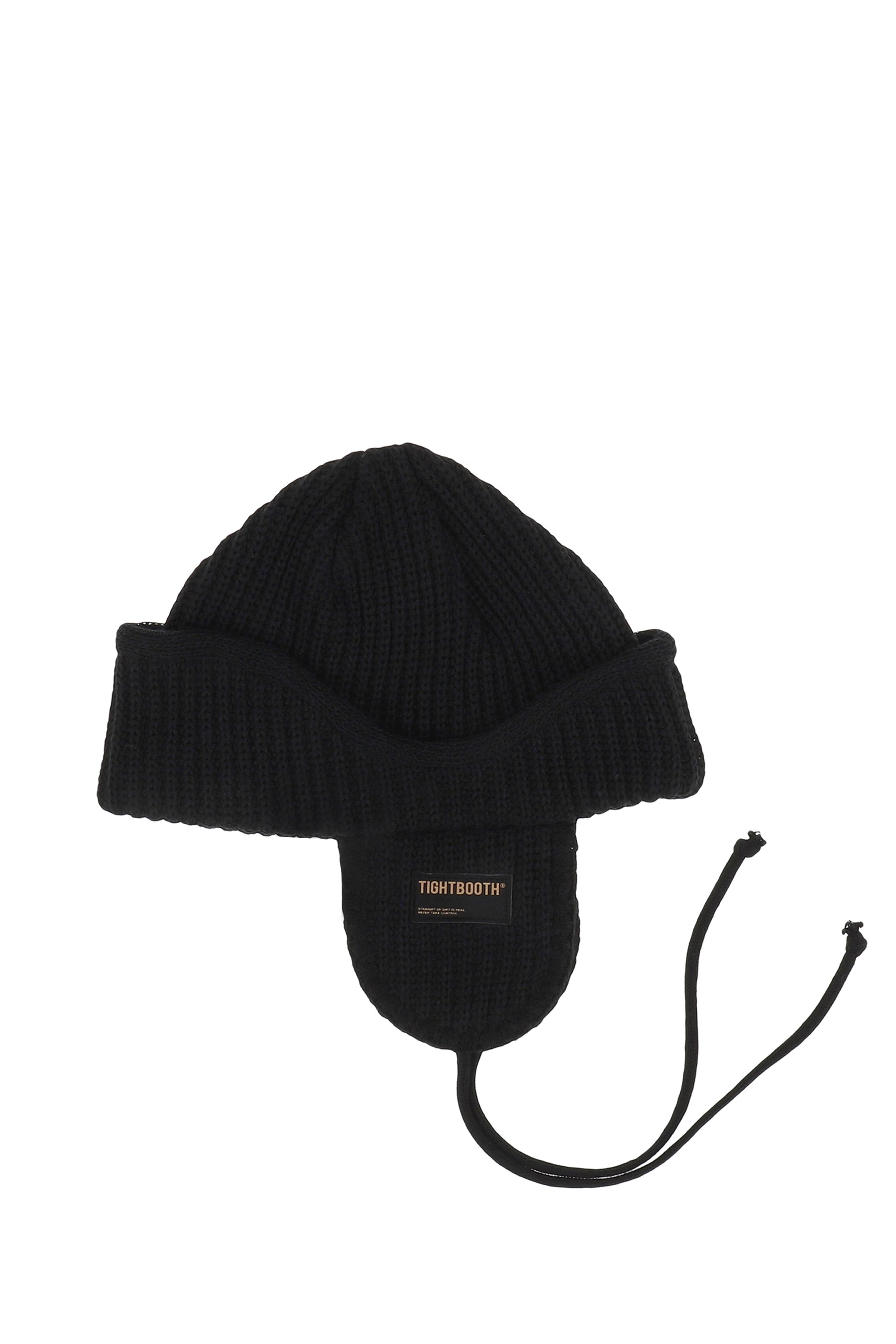 tightbooth ビーニー TIGHTBOOTH タイトブース FW25 FLIGHT BEANIE ⁄ BLK - NUBIAN ヌビアン