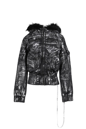 GUNMETAL MARSHAL JACKET / BLK