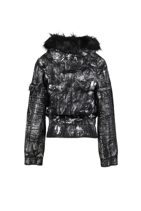 GUNMETAL MARSHAL JACKET / BLK