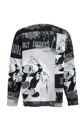 DISNEY VP / PC KNIT COLLECTION CREWNECK / MICKEY MOUSE / BLK