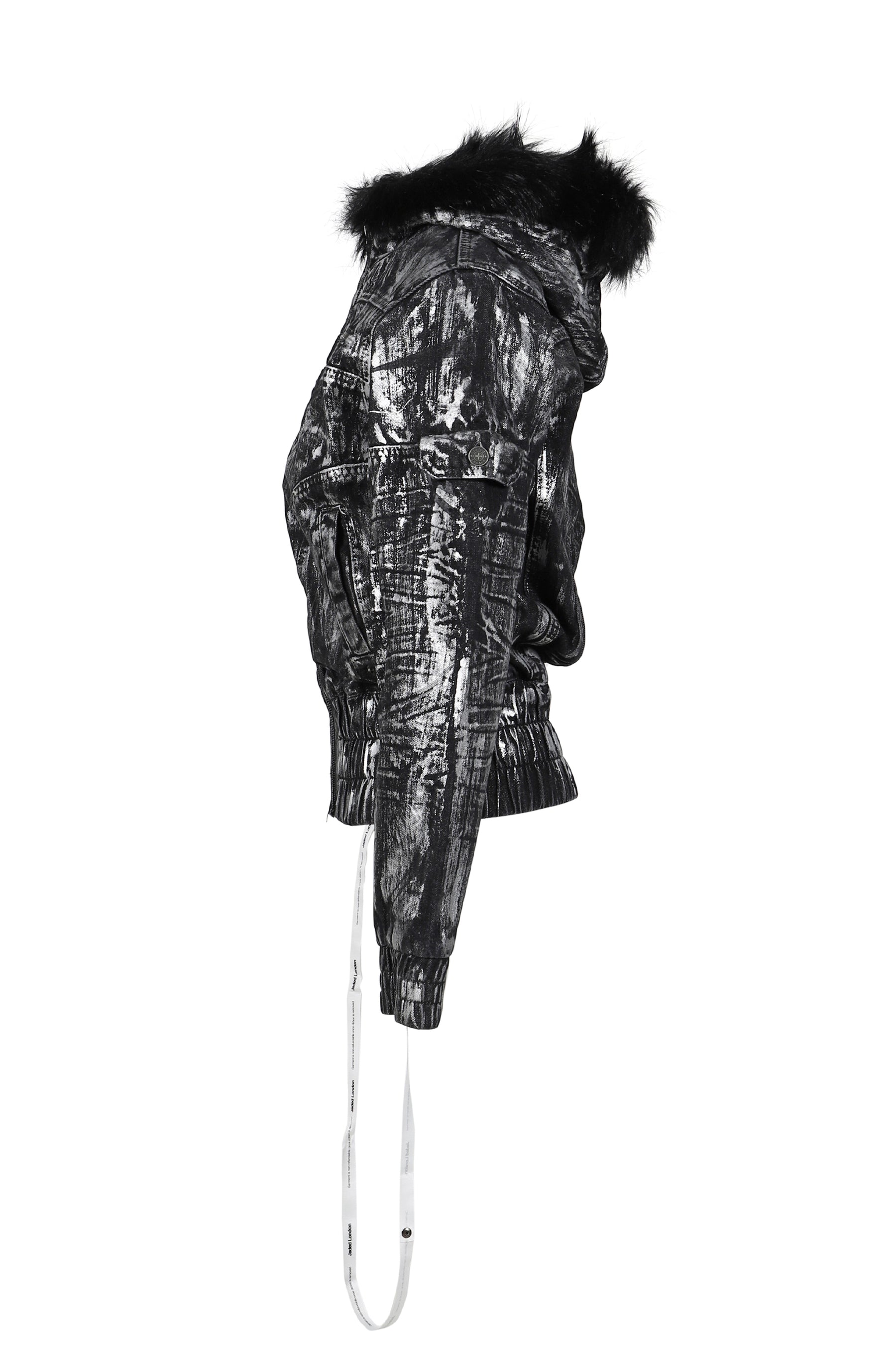 GUNMETAL MARSHAL JACKET / BLK