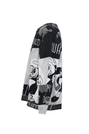 DISNEY VP / PC KNIT COLLECTION CREWNECK / MICKEY MOUSE / BLK