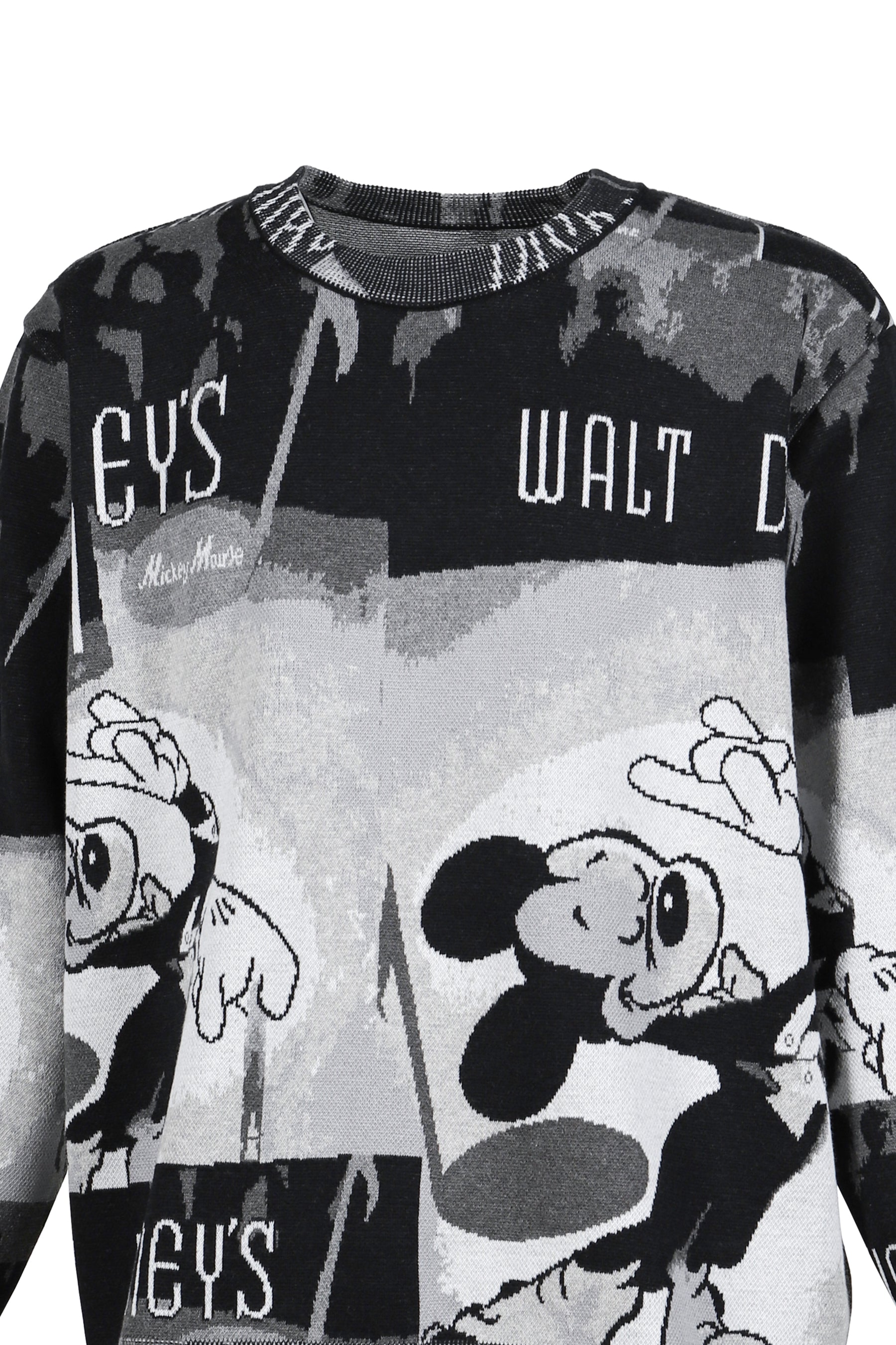 DISNEY VP / PC KNIT COLLECTION CREWNECK / MICKEY MOUSE / BLK