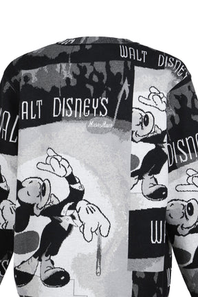 DISNEY VP / PC KNIT COLLECTION CREWNECK / MICKEY MOUSE / BLK