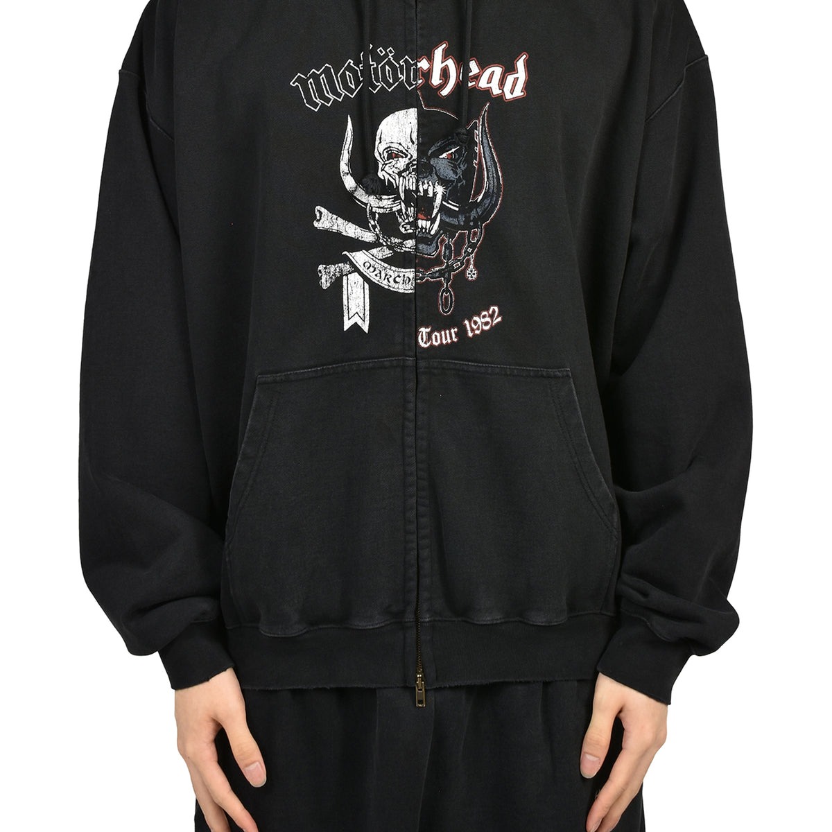 VETEMENTS ヴェトモン FW26 VETEMENTSXMOTORHEAD DOUBLE GRAPHIC ZIP