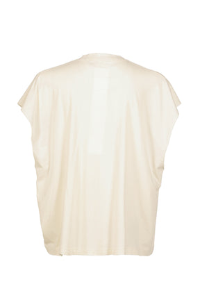 AIR BAND SLEEVELESS T-SHIRT / WHT/RED