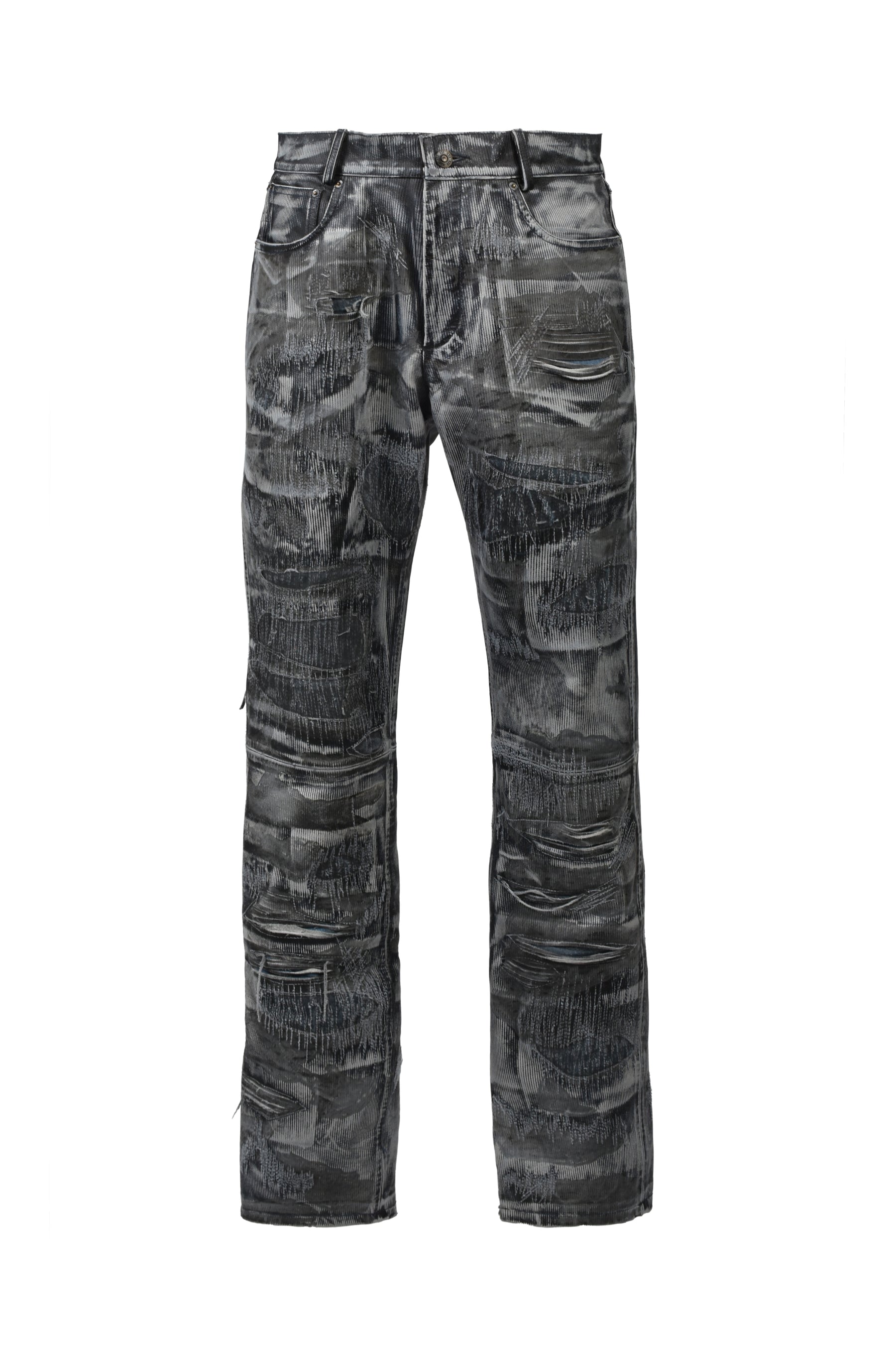 DISTRESSED LEATHER 5 POCKETS (20TH EXCLUSIVE) / RUB OFF IND
