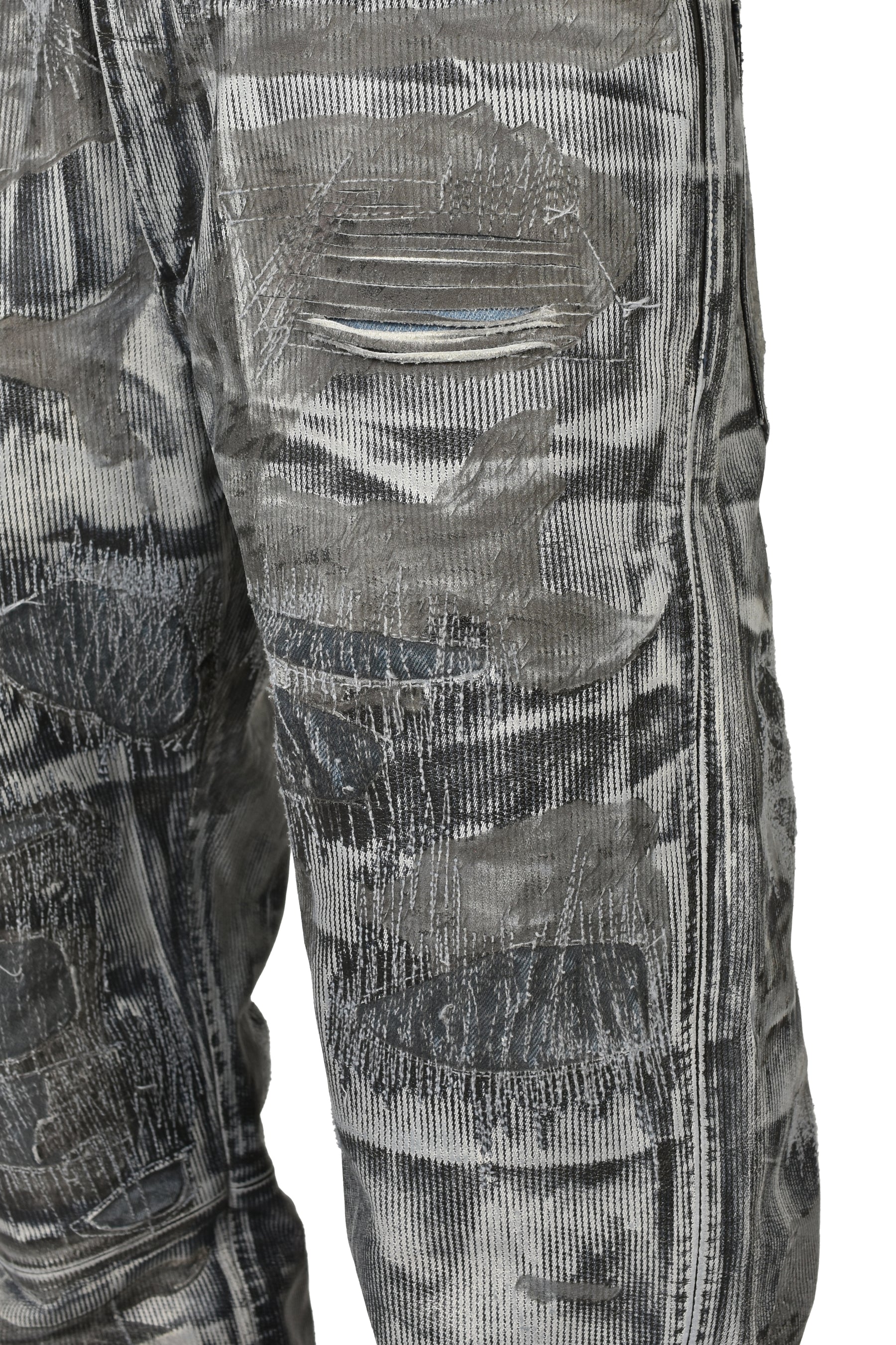 DISTRESSED LEATHER 5 POCKETS (20TH EXCLUSIVE) / RUB OFF IND