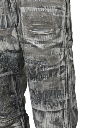 DISTRESSED LEATHER 5 POCKETS (20TH EXCLUSIVE) / RUB OFF IND