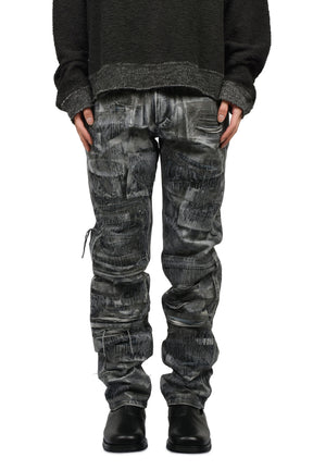 DISTRESSED LEATHER 5 POCKETS (20TH EXCLUSIVE) / RUB OFF IND
