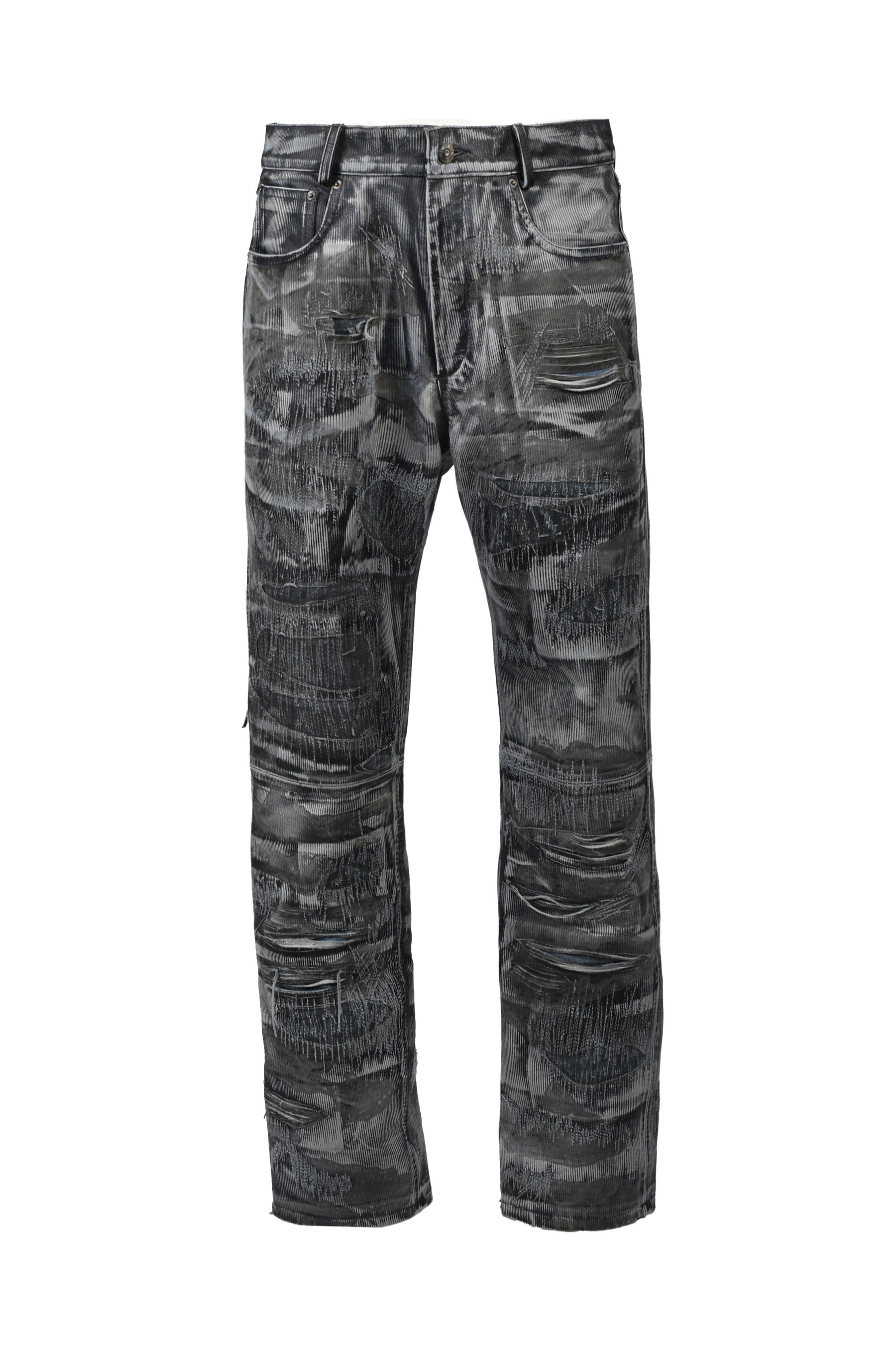 DISTRESSED LEATHER 5 POCKETS (20TH EXCLUSIVE) / RUB OFF IND