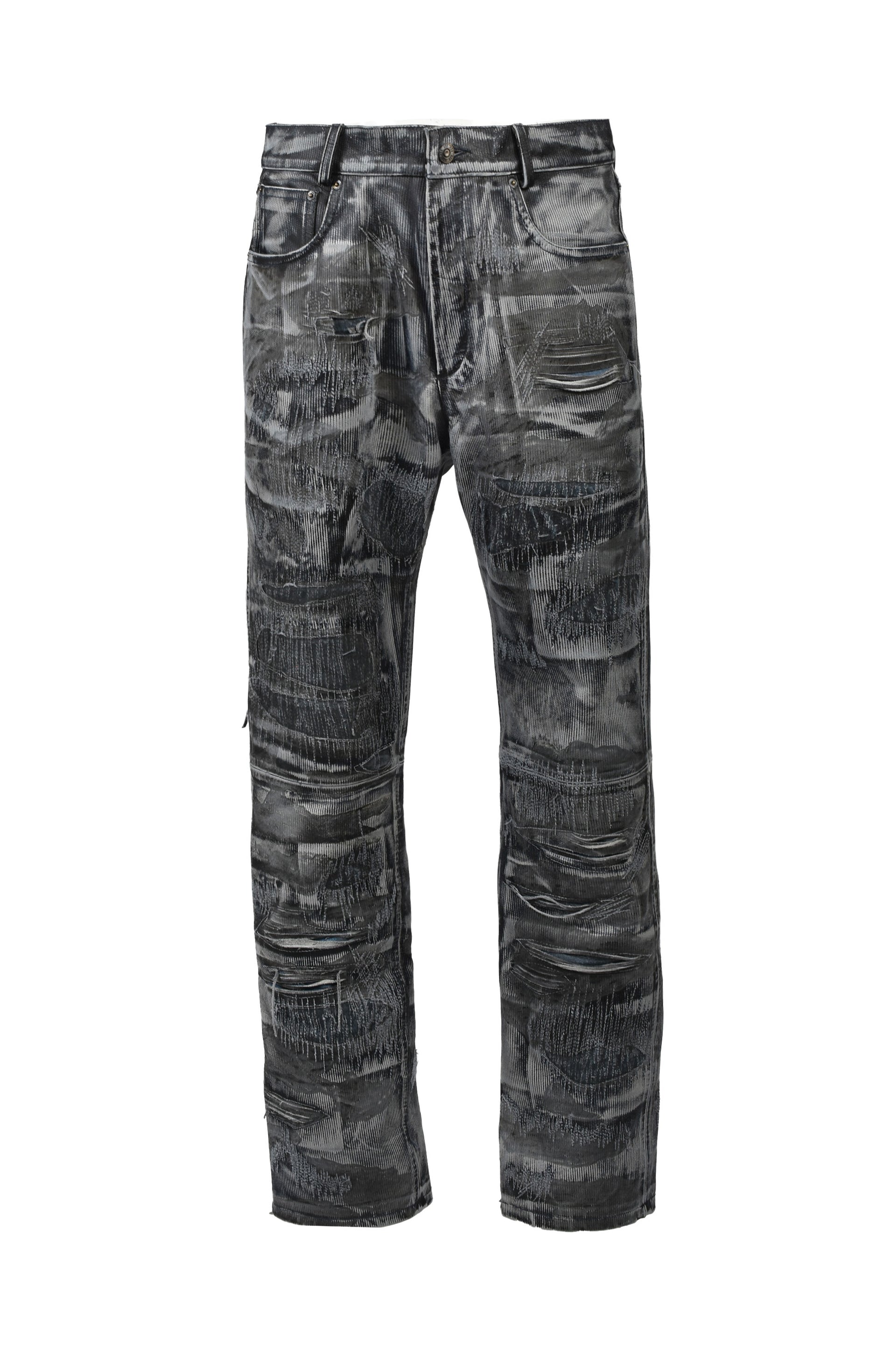 DISTRESSED LEATHER 5 POCKETS (20TH EXCLUSIVE) / RUB OFF IND