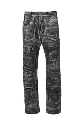 DISTRESSED LEATHER 5 POCKETS (20TH EXCLUSIVE) / RUB OFF IND