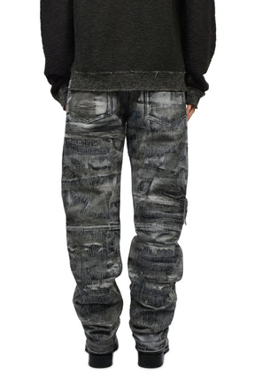 DISTRESSED LEATHER 5 POCKETS (20TH EXCLUSIVE) / RUB OFF IND