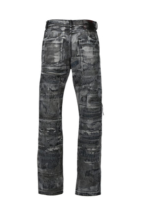 DISTRESSED LEATHER 5 POCKETS (20TH EXCLUSIVE) / RUB OFF IND