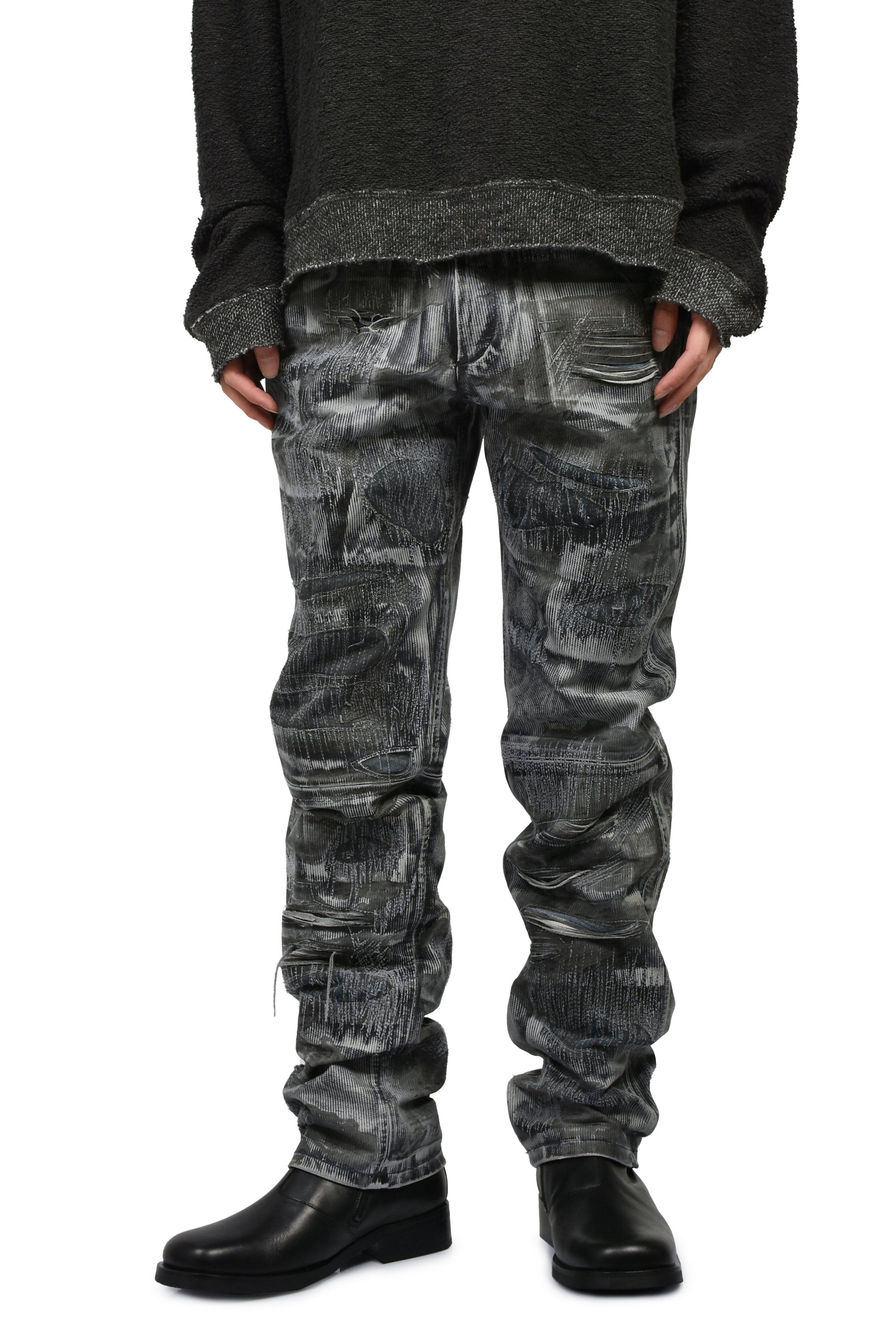 DISTRESSED LEATHER 5 POCKETS (20TH EXCLUSIVE) / RUB OFF IND