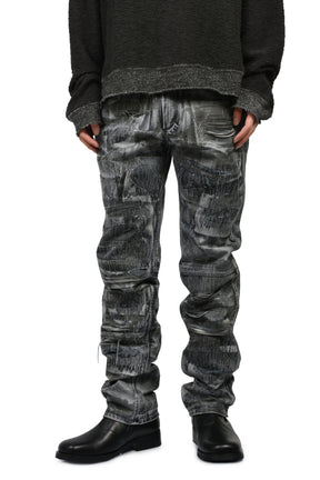 DISTRESSED LEATHER 5 POCKETS (20TH EXCLUSIVE) / RUB OFF IND