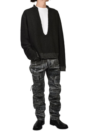DISTRESSED LEATHER 5 POCKETS (20TH EXCLUSIVE) / RUB OFF IND