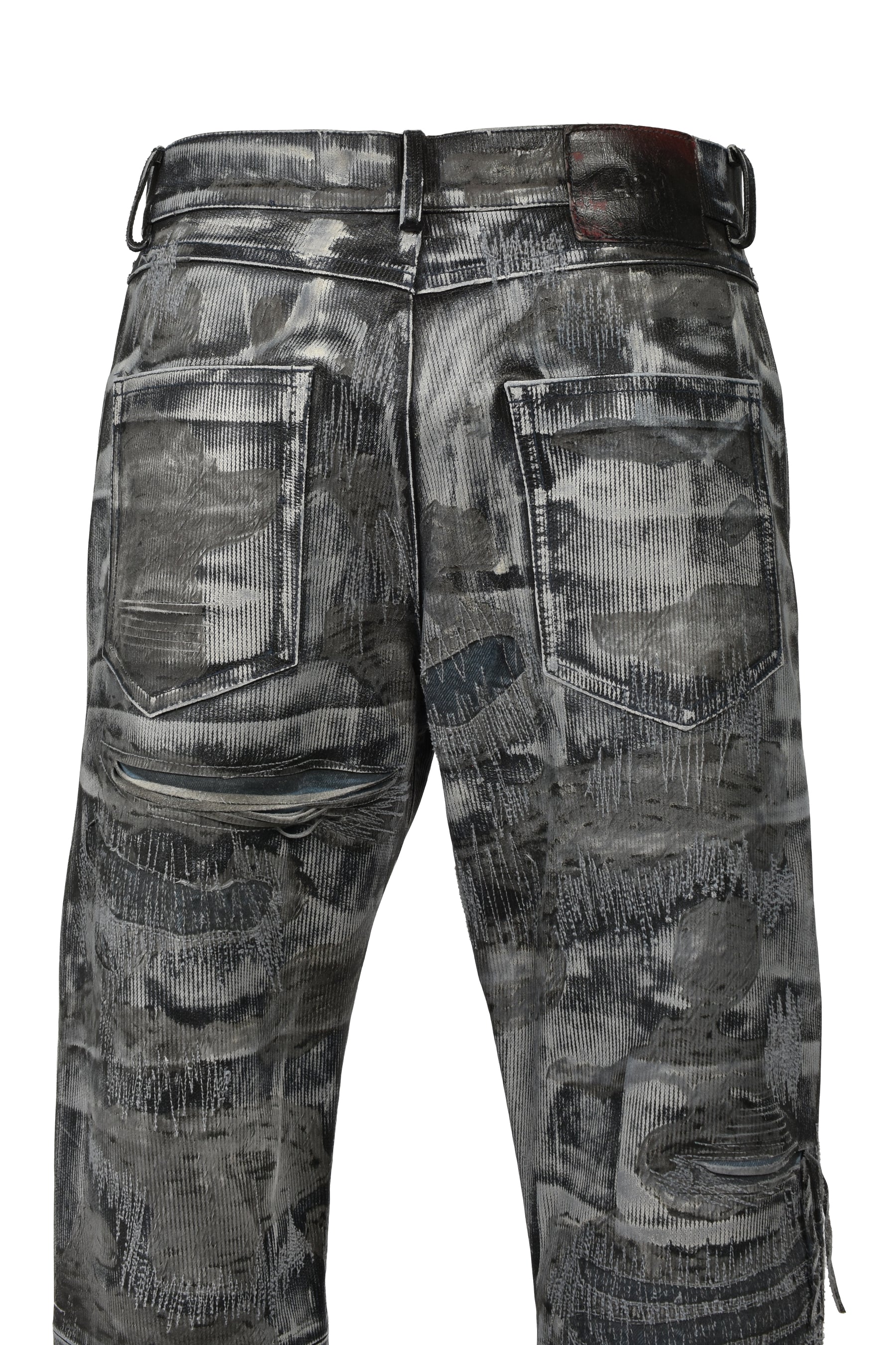 DISTRESSED LEATHER 5 POCKETS (20TH EXCLUSIVE) / RUB OFF IND